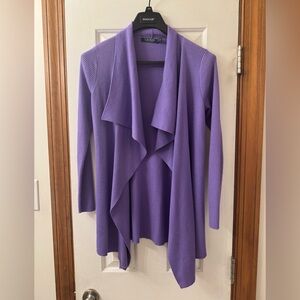 Lauren Ralph Lauren Purple Cardigan Sweater